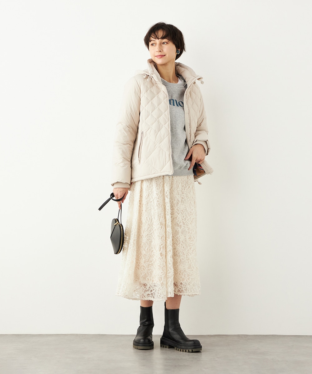 キルティングショートコート