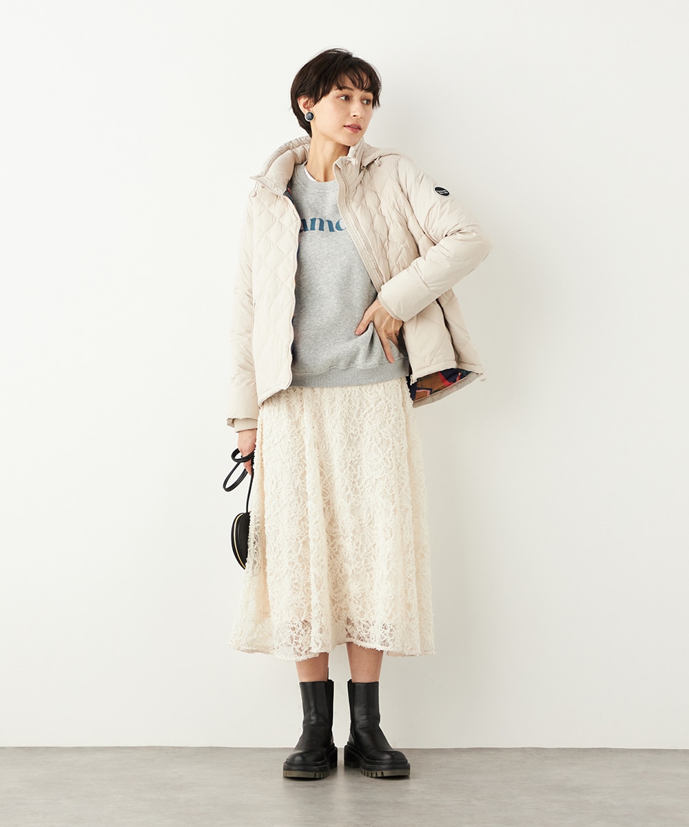 キルティングショートコート