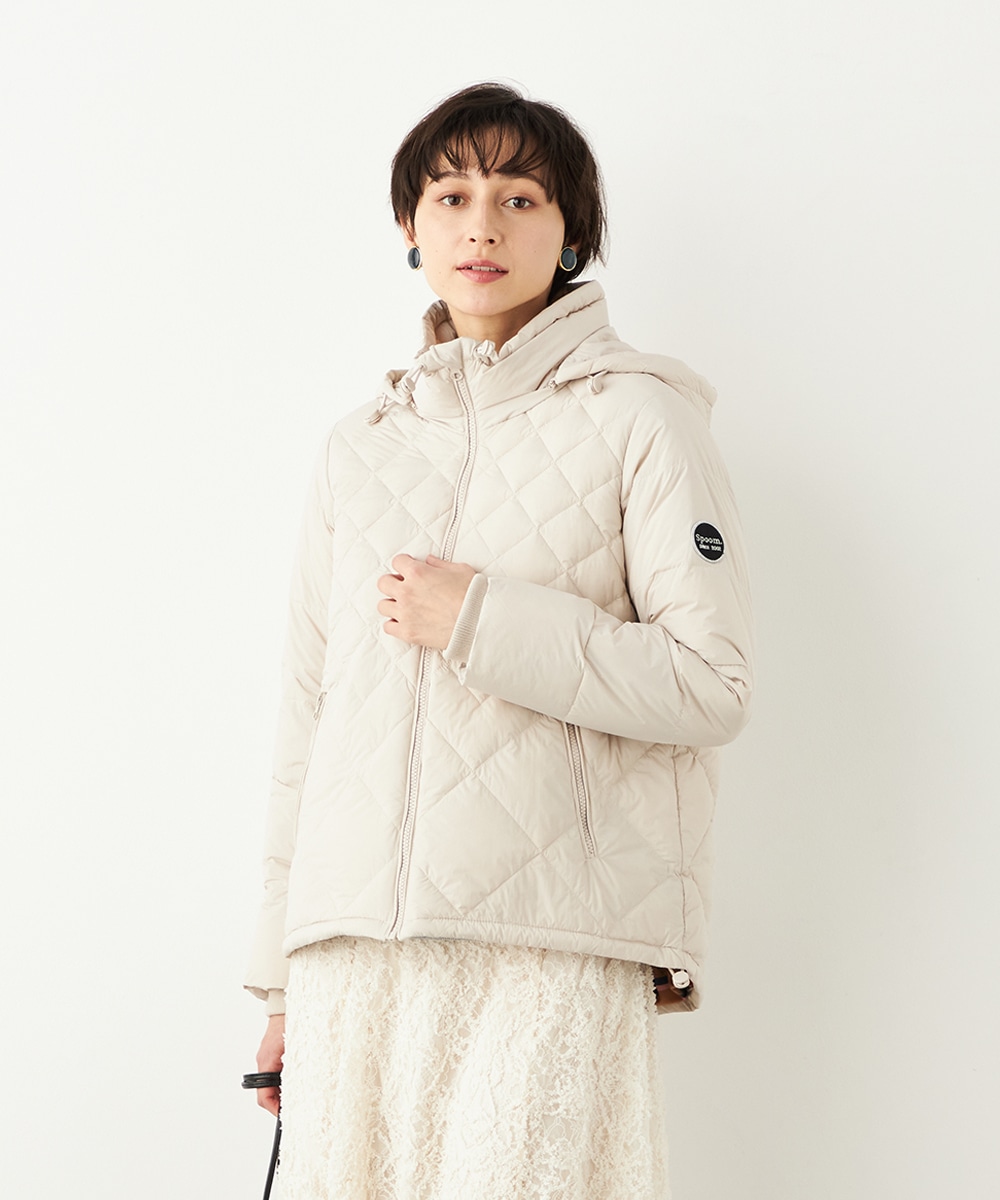 キルティングショートコート