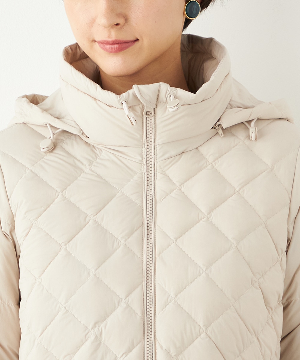 キルティングショートコート