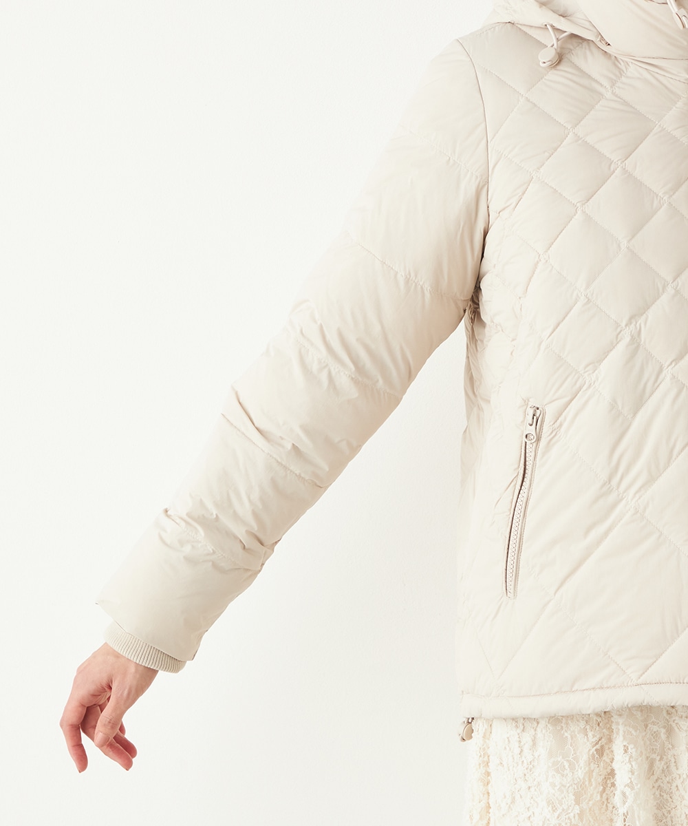 キルティングショートコート