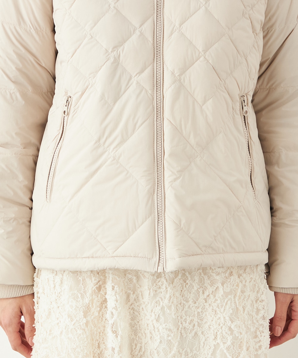 キルティングショートコート