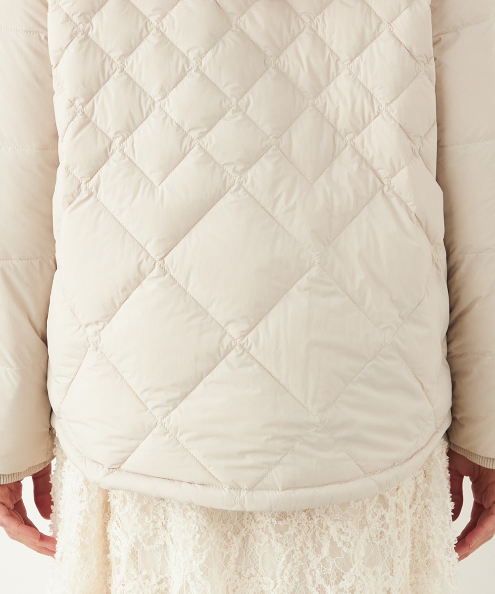 キルティングショートコート