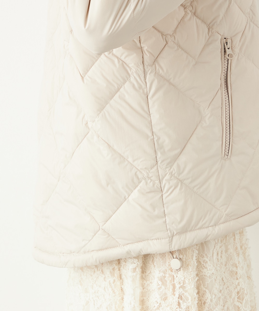 キルティングショートコート