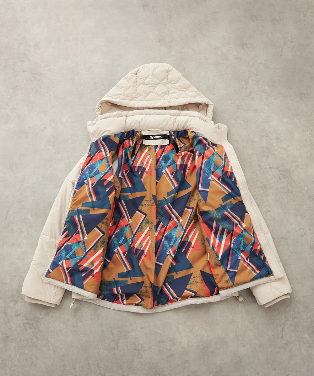 キルティングショートコート