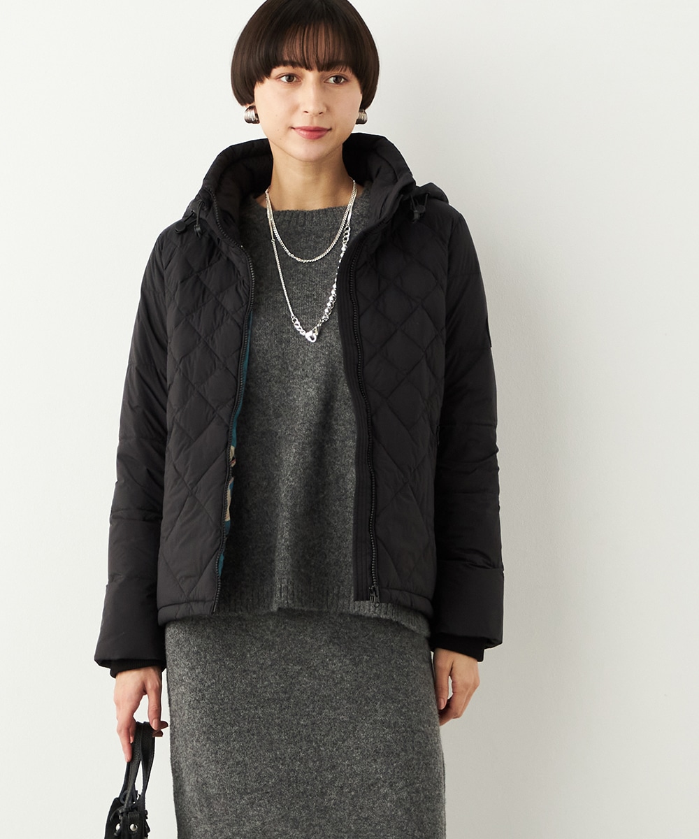 キルティングショートコート