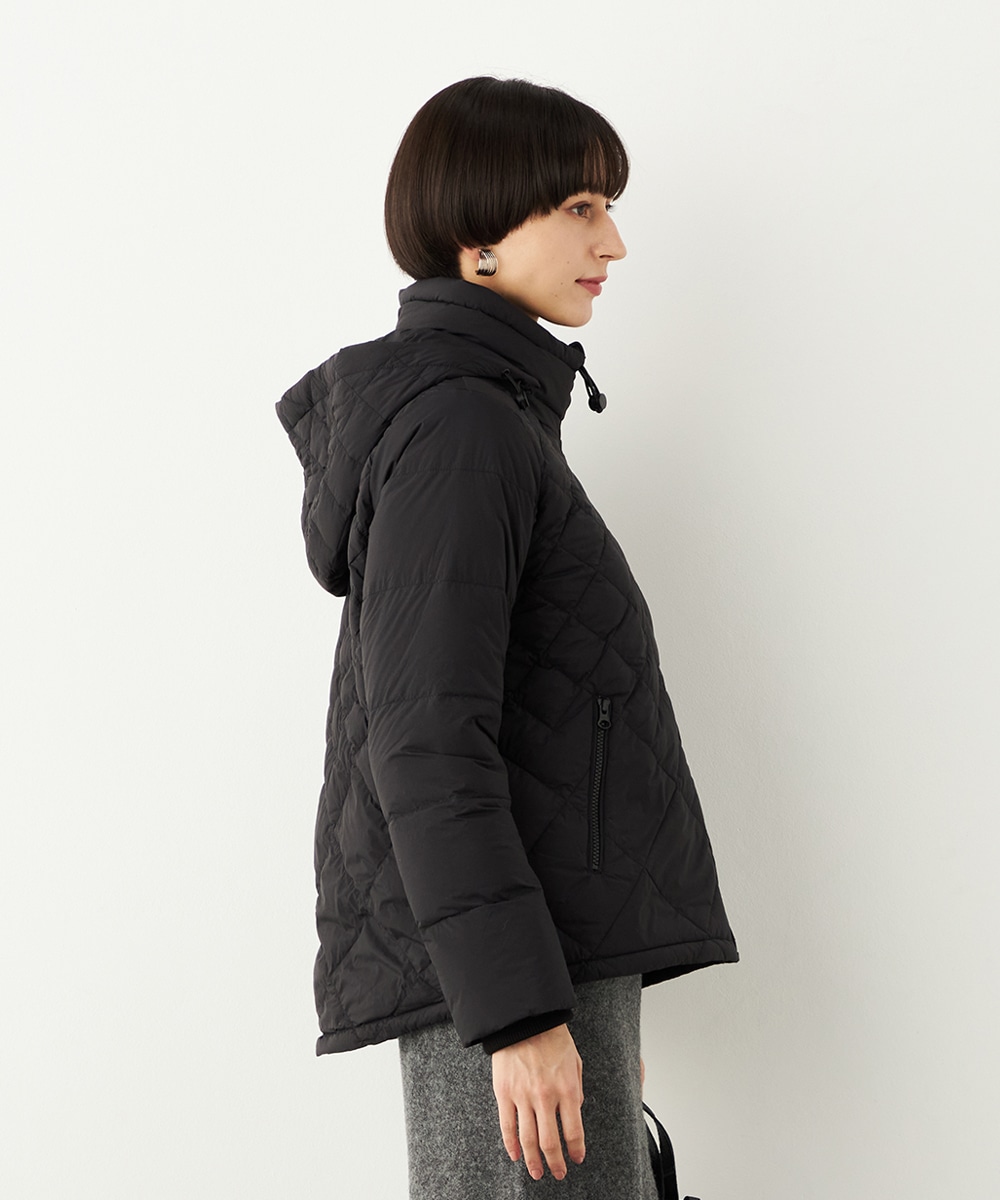 キルティングショートコート