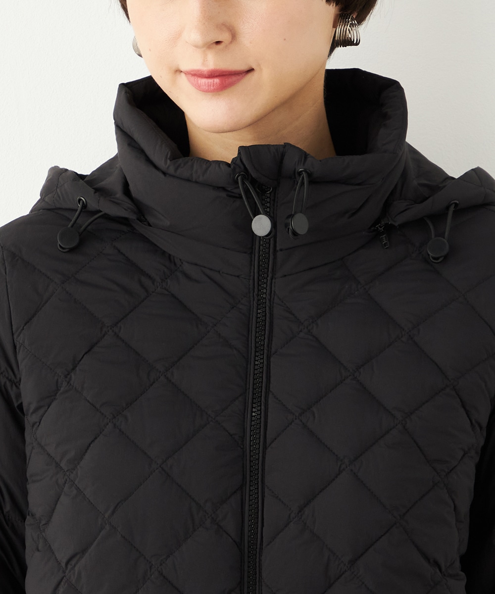 キルティングショートコート