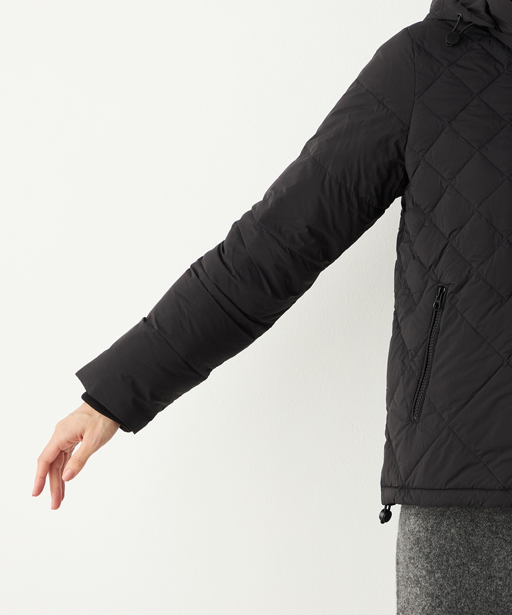 キルティングショートコート