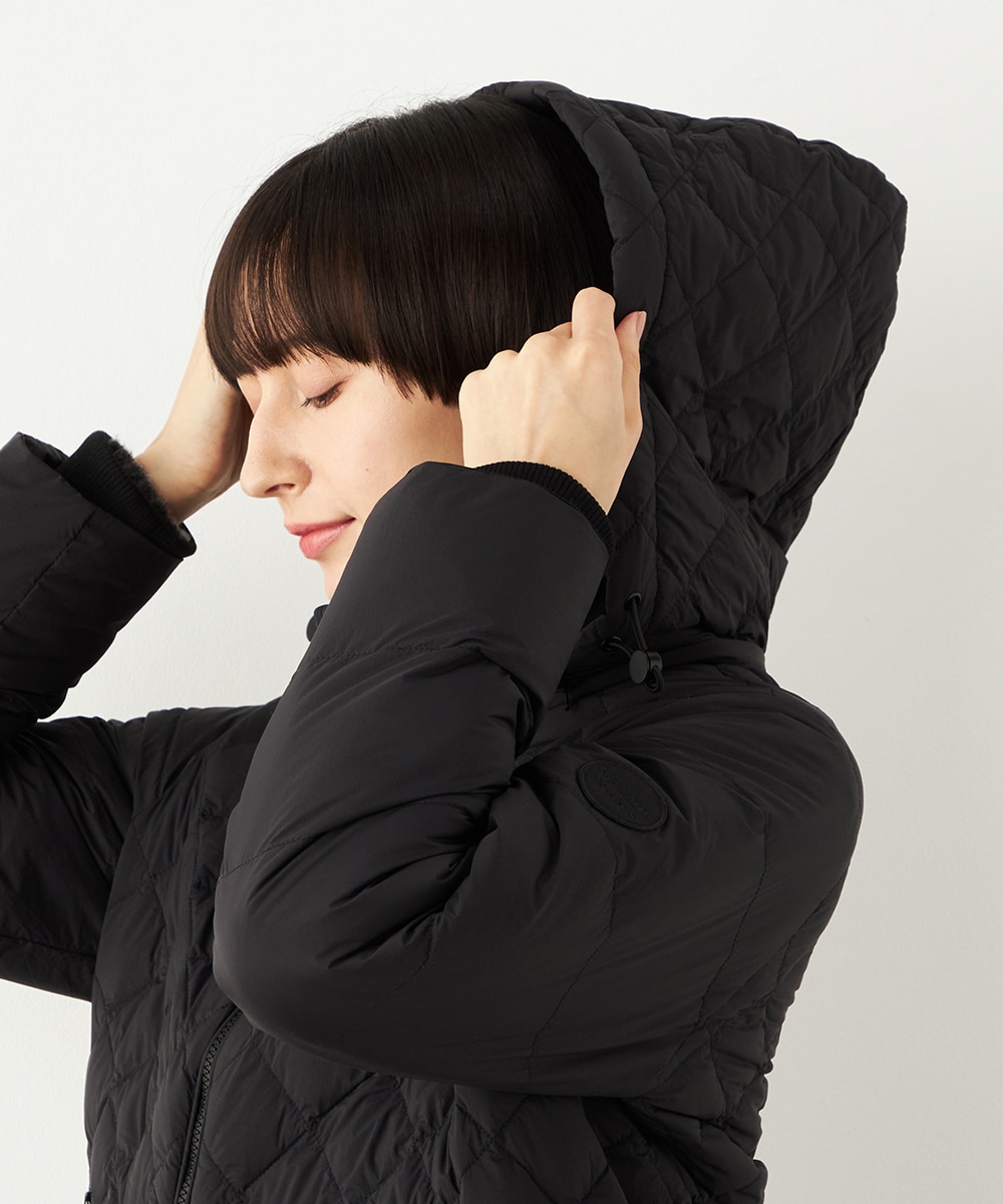 キルティングショートコート