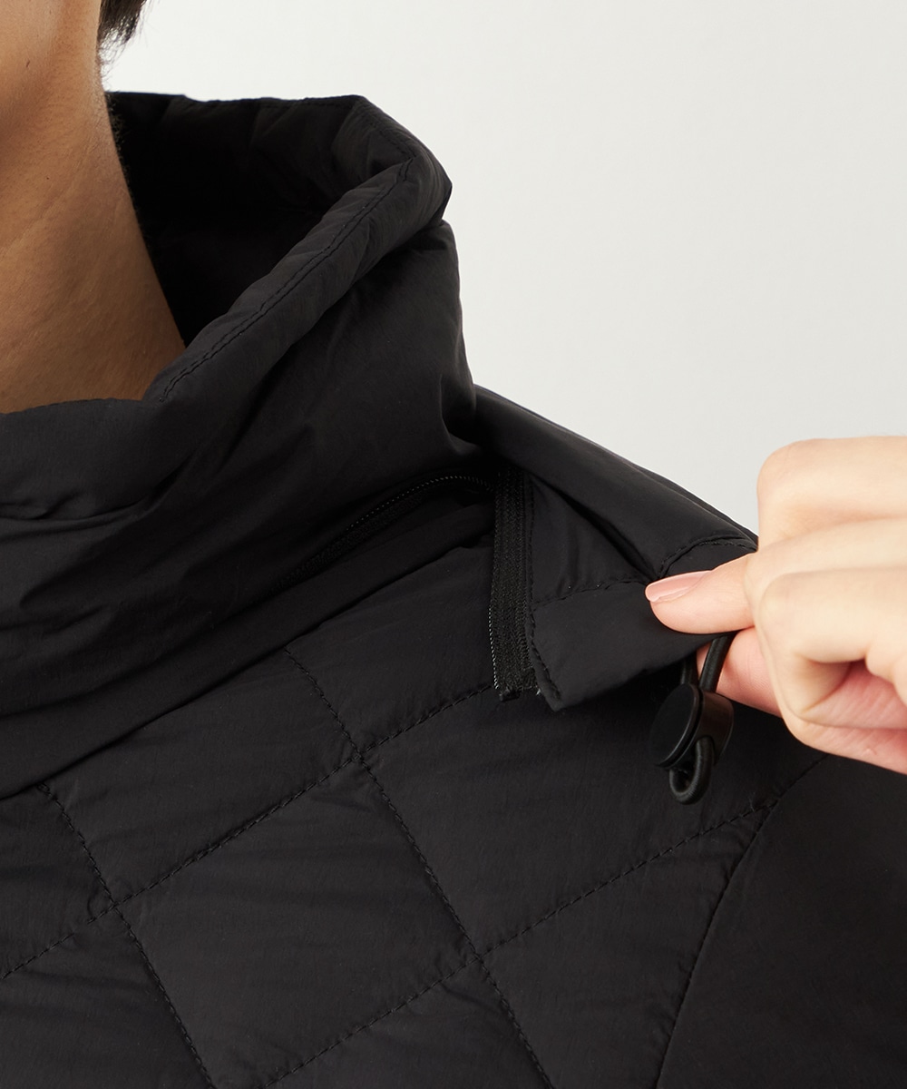 キルティングショートコート