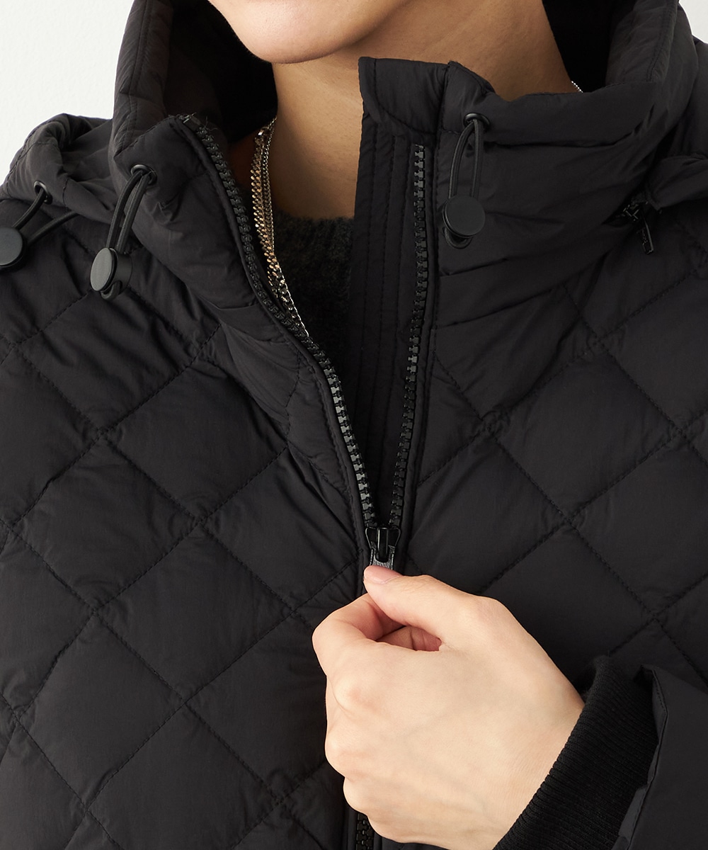 キルティングショートコート