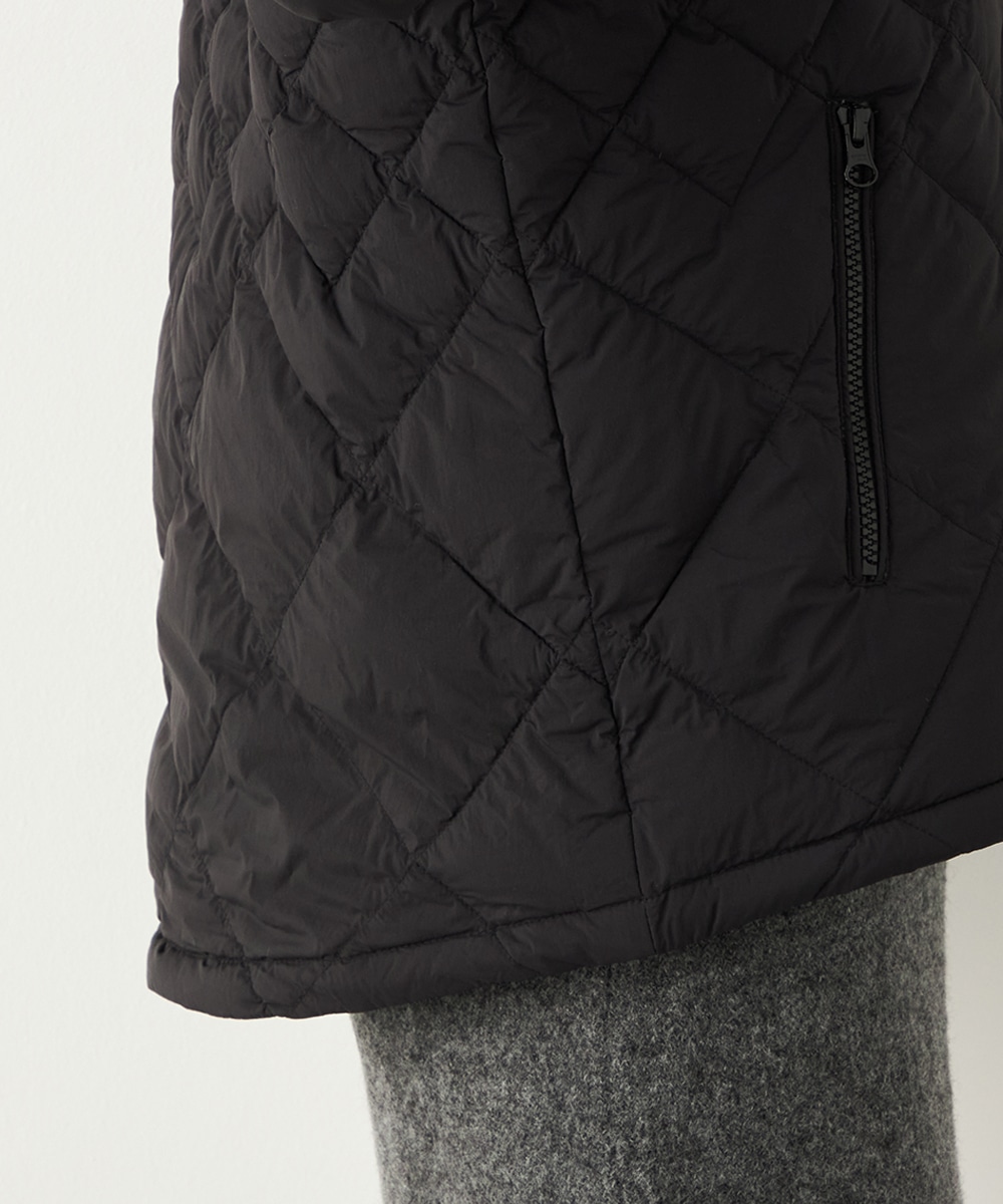 キルティングショートコート