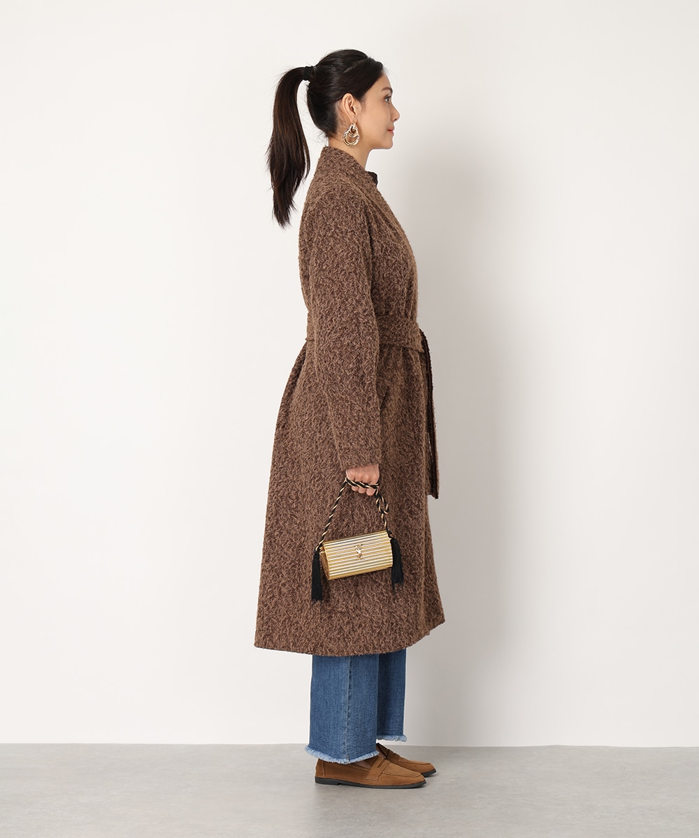 シャギーガウンコート