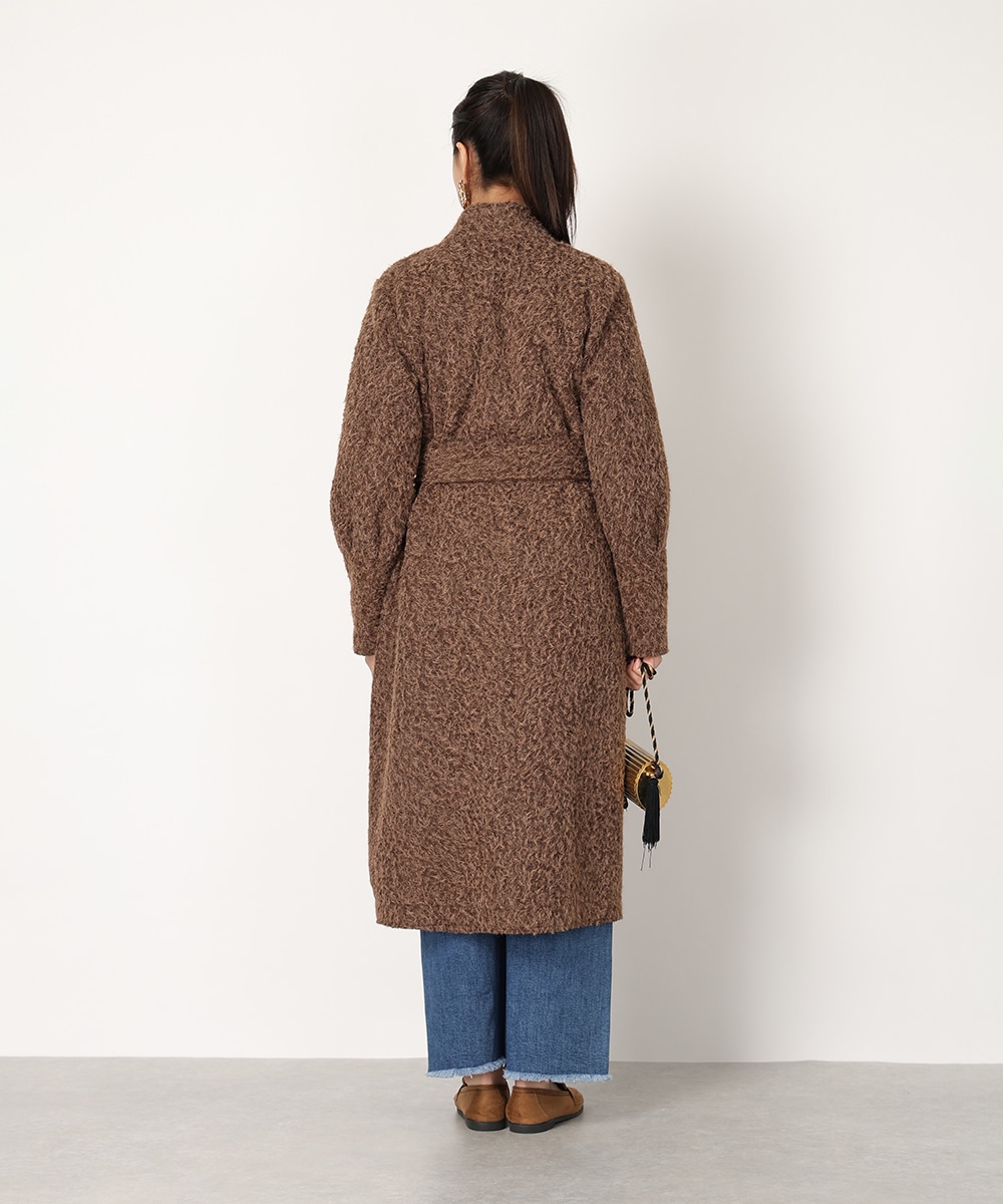 シャギーガウンコート