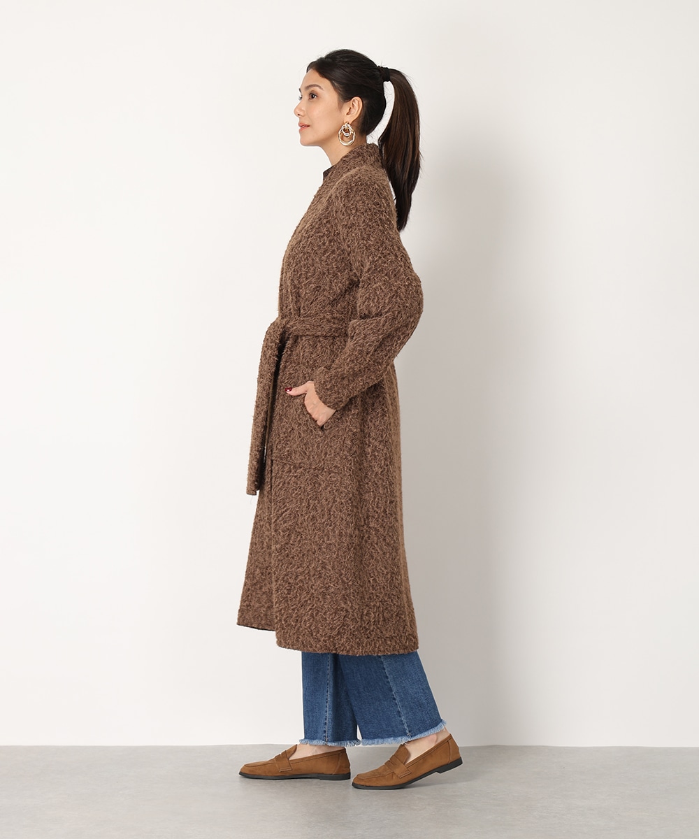 シャギーガウンコート