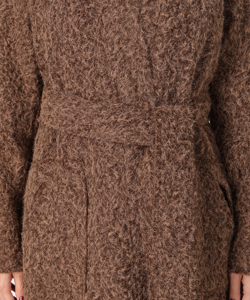 シャギーガウンコート