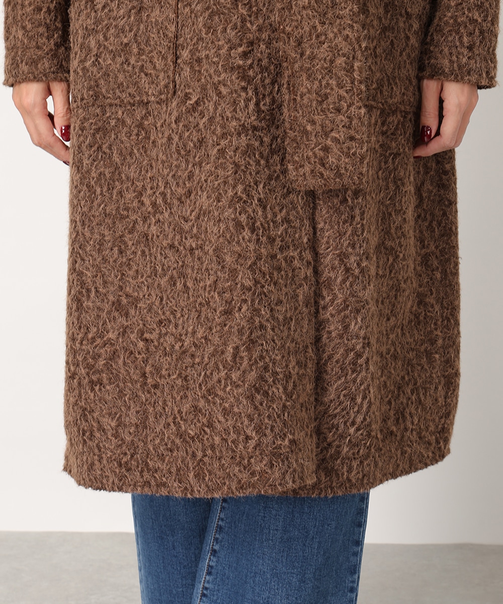 シャギーガウンコート