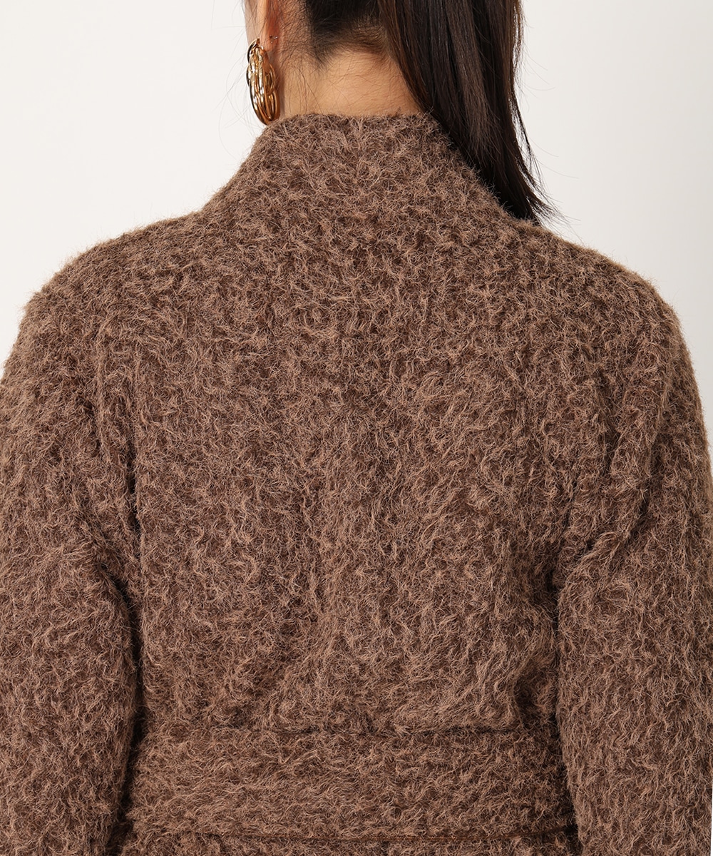 シャギーガウンコート