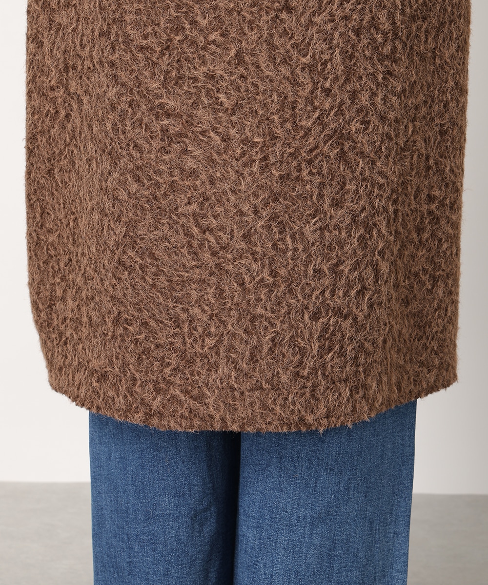 シャギーガウンコート