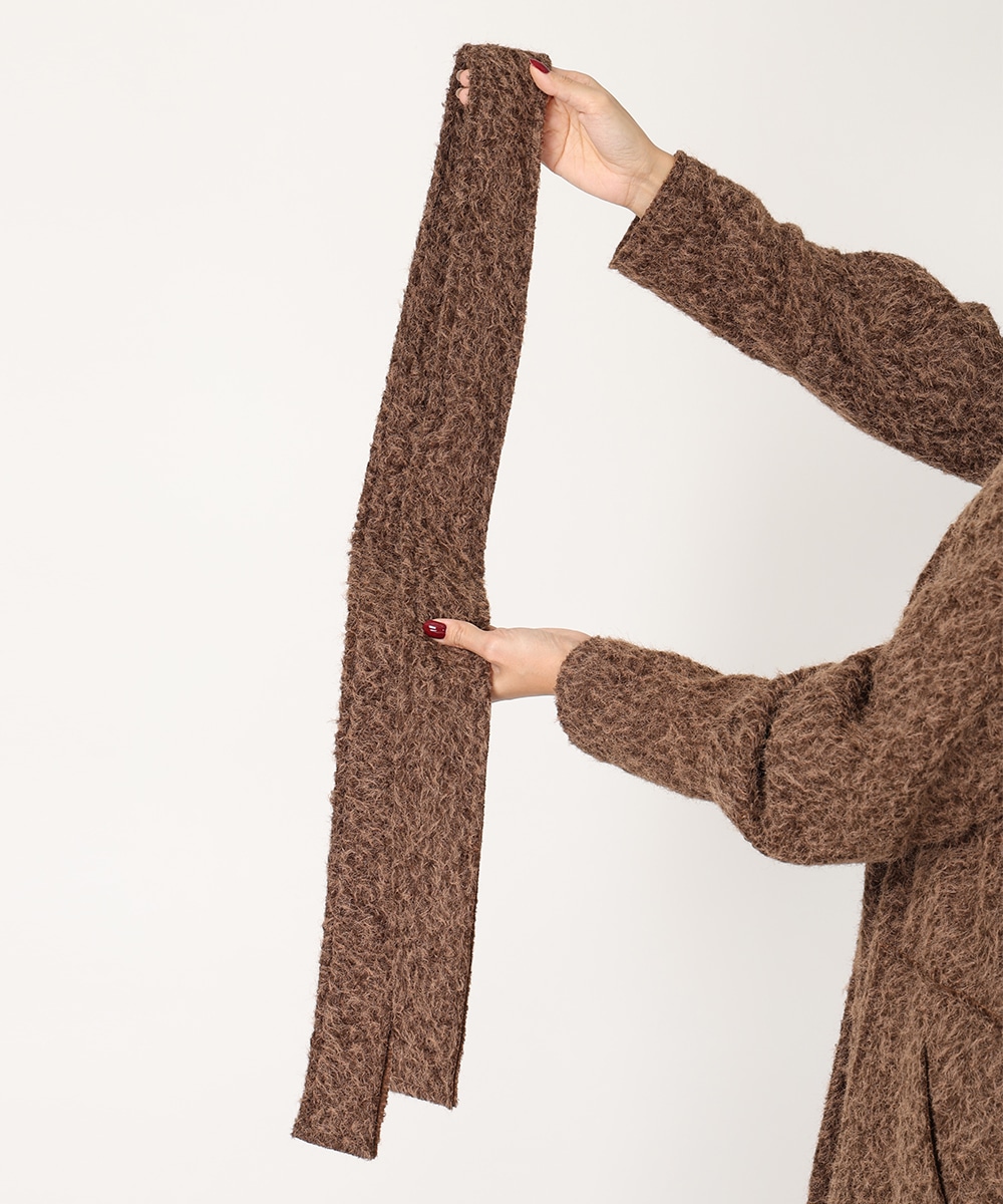 シャギーガウンコート