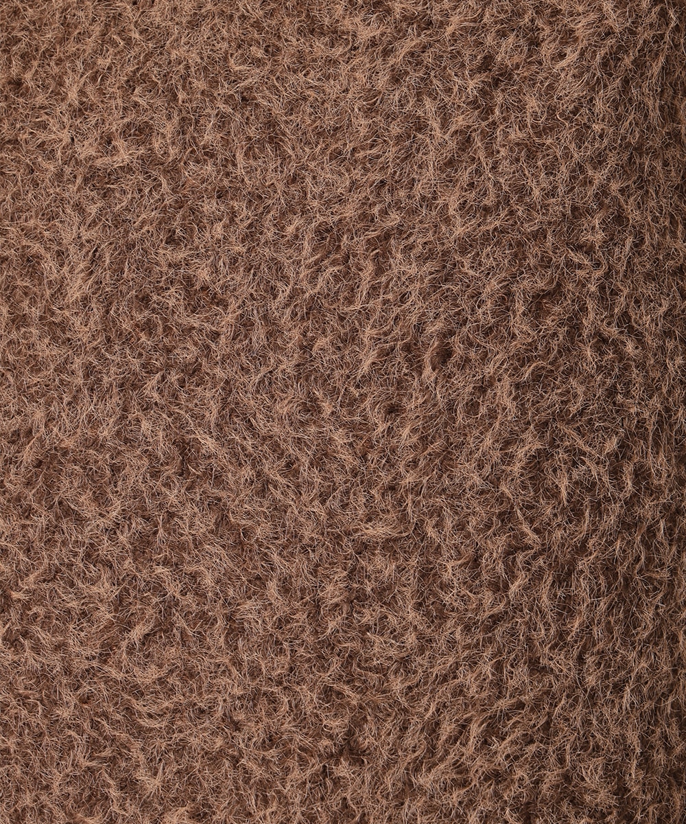 シャギーガウンコート