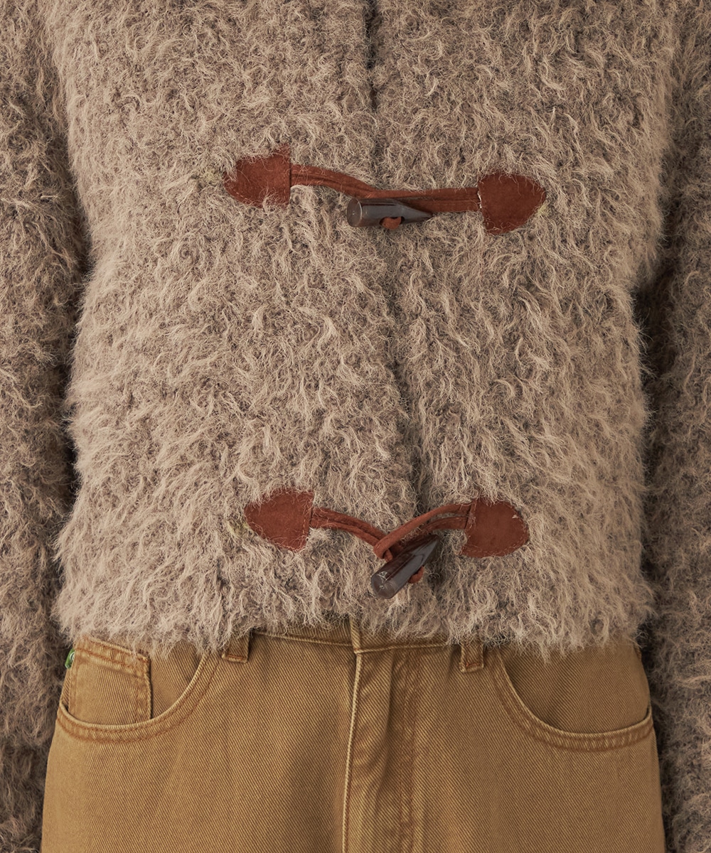 フラッフィーショートコート