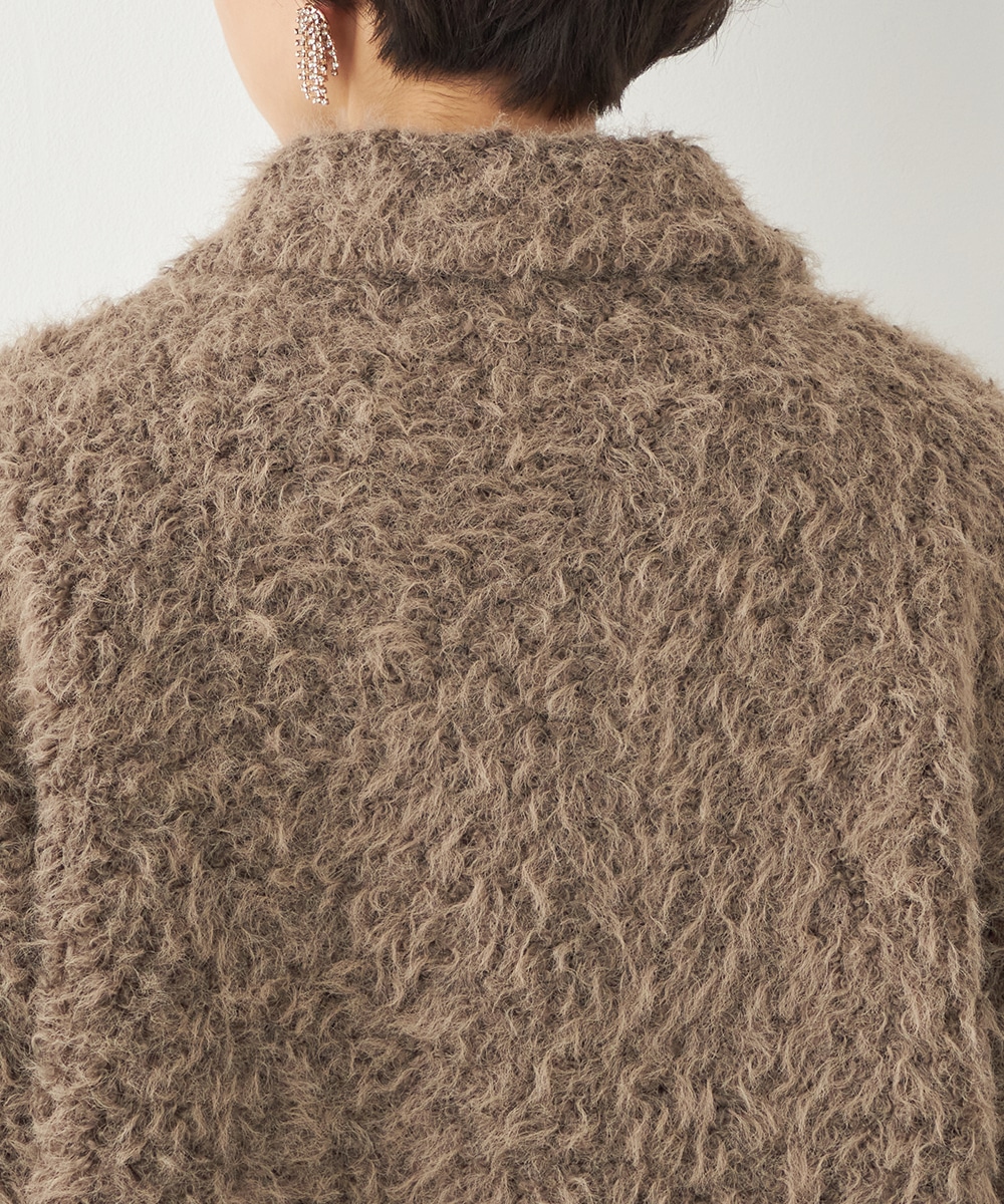 フラッフィーショートコート