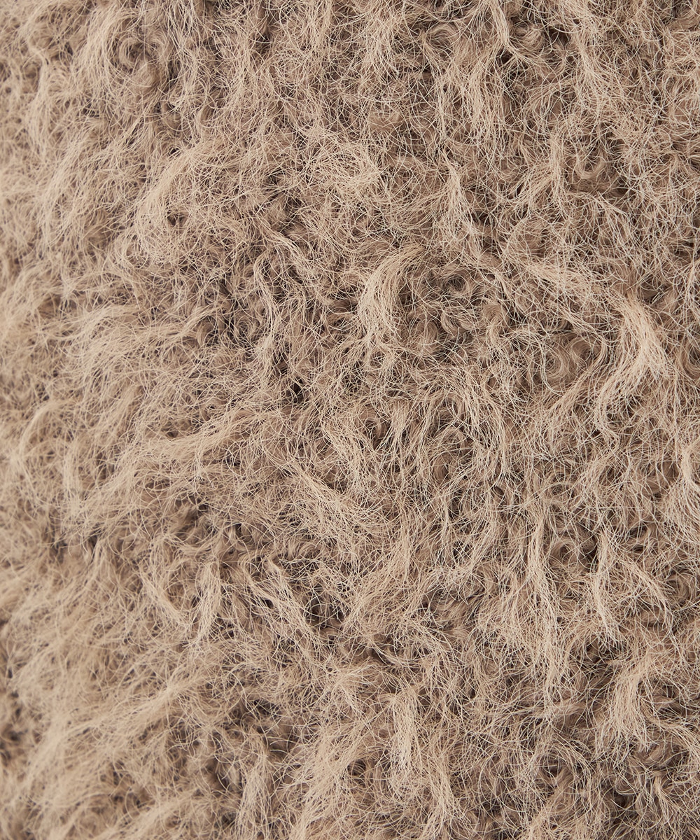 フラッフィーショートコート