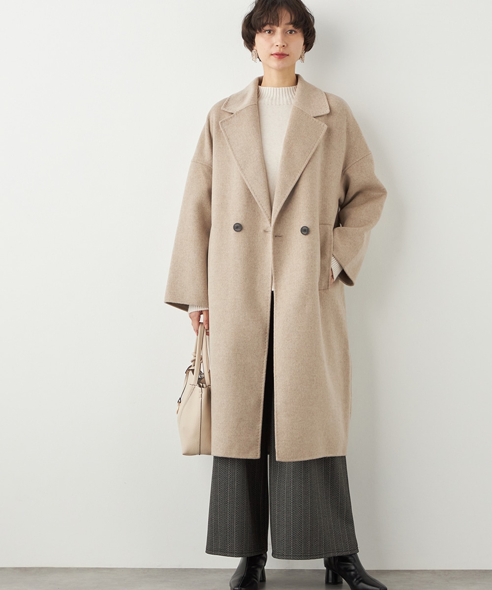 ウールロングコート