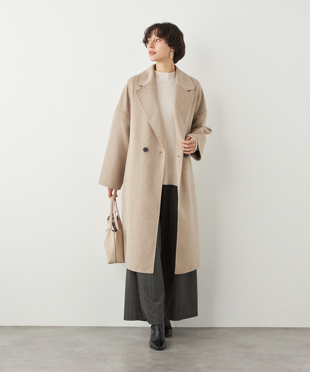 ウールロングコート