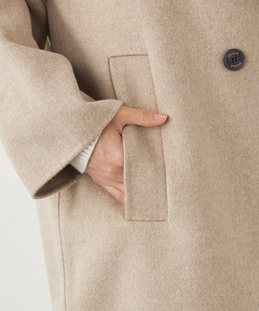 ウールロングコート