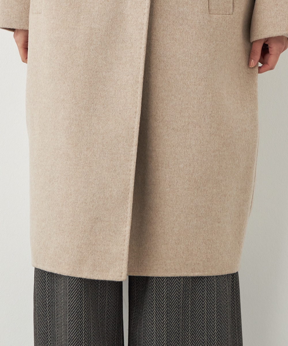 ウールロングコート