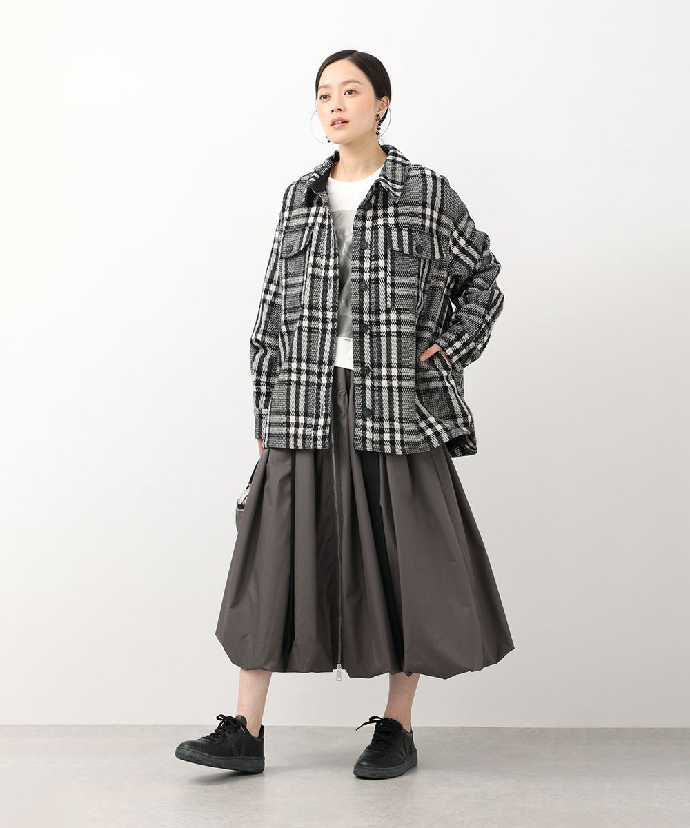 チェックオーバージャケット