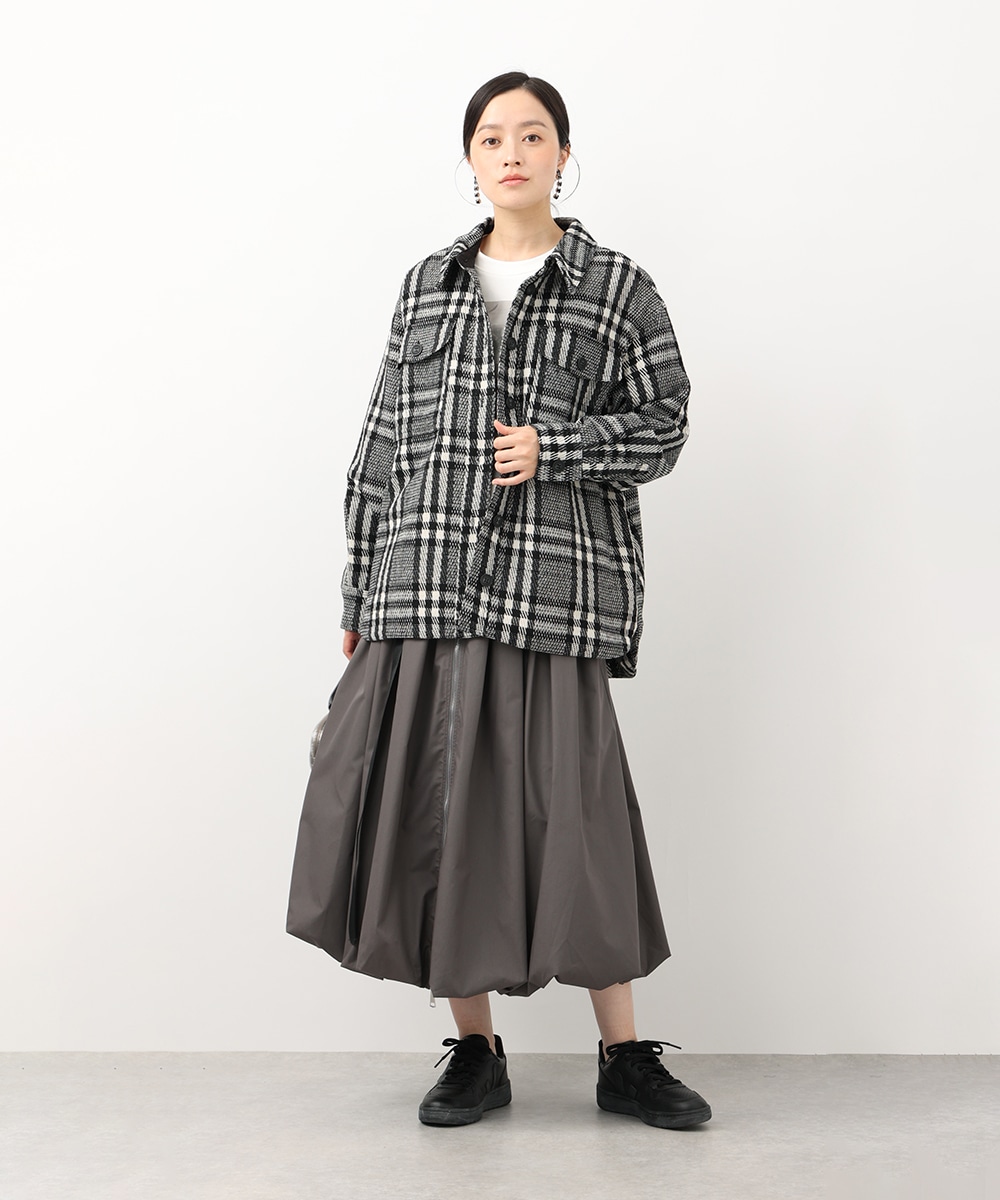 チェックオーバージャケット