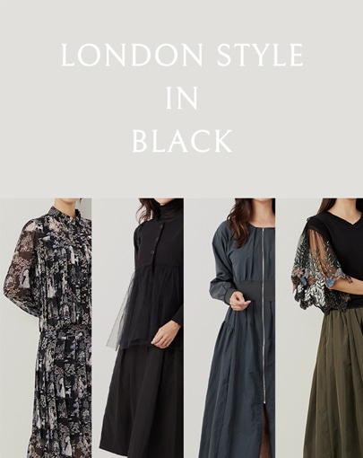 LONDON STYLE IN BLACK : MODERN & CLASSIC FEMININE