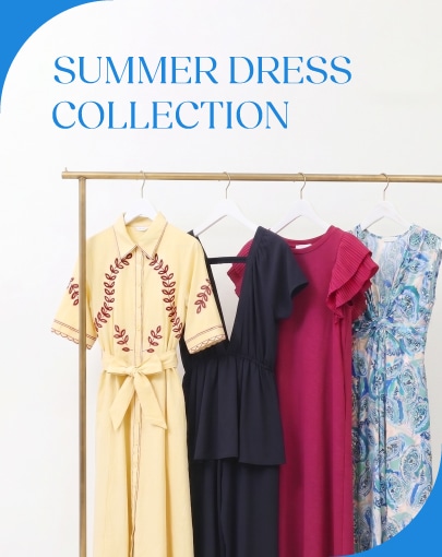 SUMMER DRESS COLLECTION ータイプ別に選ぶ夏のワンピース＆コンビネゾンー